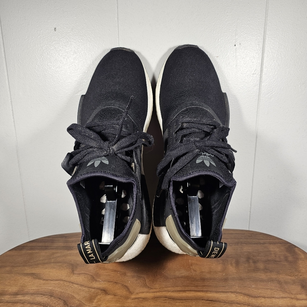 Adidas NMD R1, Core Black/Trace Cargo - Size 12 - Picture 6 of 8